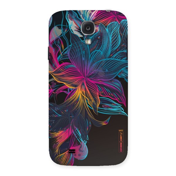Multi-Colour Flowers Back Case for Samsung Galaxy S4