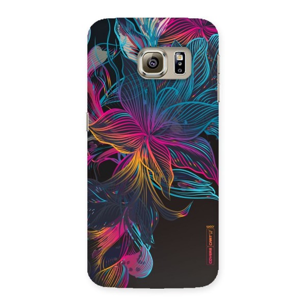 Multi-Colour Flowers Back Case for Samsung Galaxy S6 Edge