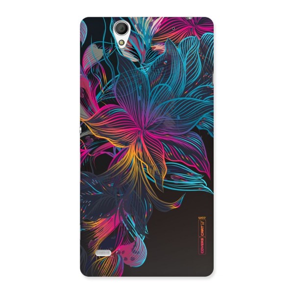 Multi-Colour Flowers Back Case for Sony Xperia C4