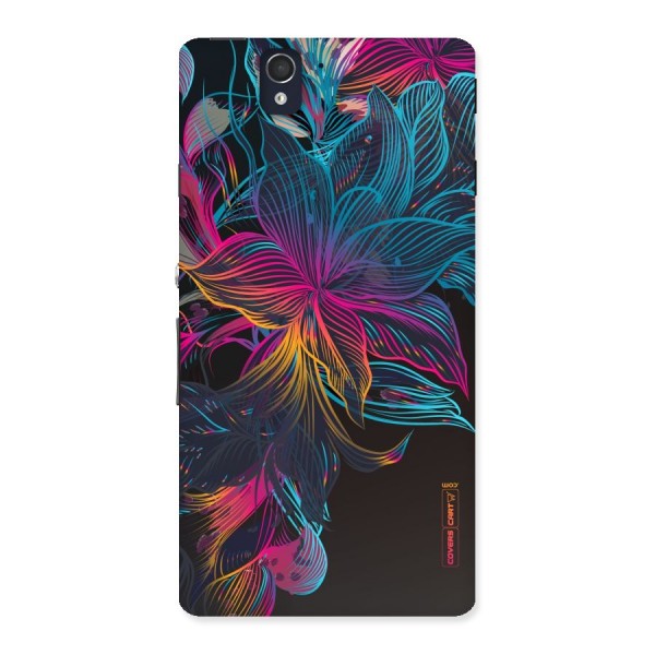 Multi-Colour Flowers Back Case for Sony Xperia Z