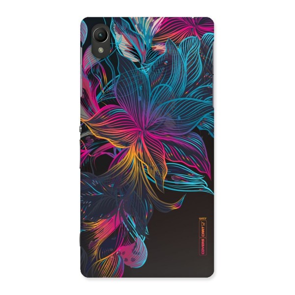 Multi-Colour Flowers Back Case for Sony Xperia Z2