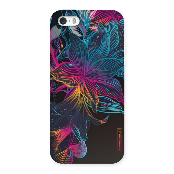 Multi-Colour Flowers Back Case for iPhone 5 5S