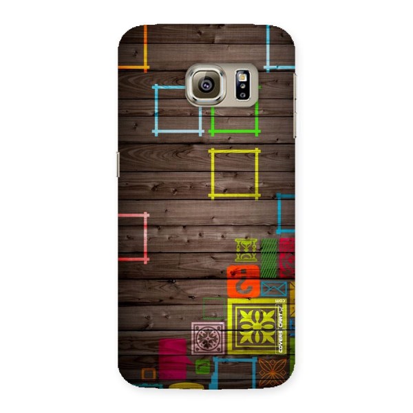 Multicolor Frame Design Back Case for Samsung Galaxy S6 Edge