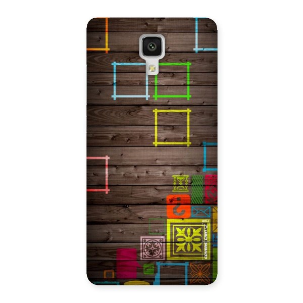 Multicolor Frame Design Back Case for Xiaomi Mi 4