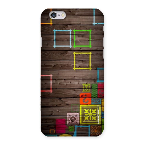 Multicolor Frame Design Back Case for iPhone 6 6S