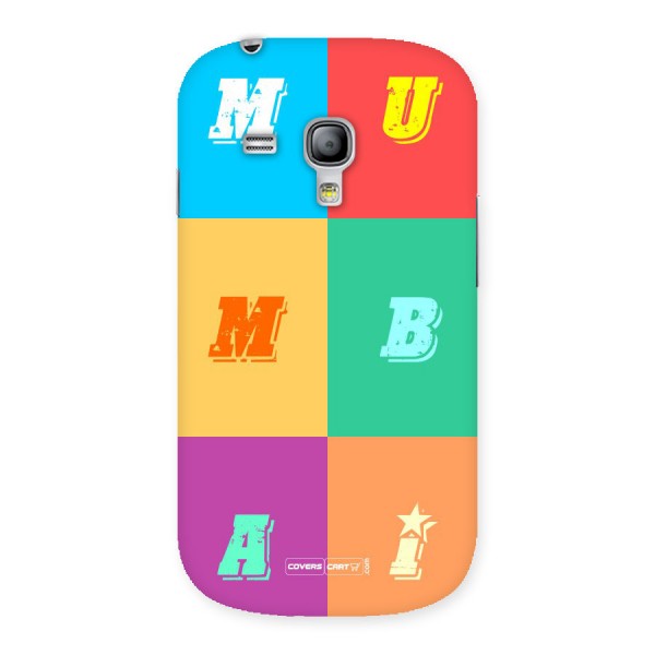Mumbai Alphabets Back Case for Galaxy S3 Mini