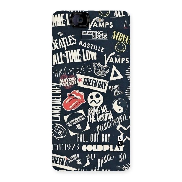Music My Paradise Back Case for Canvas Knight A350