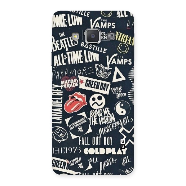 Music My Paradise Back Case for Galaxy A3