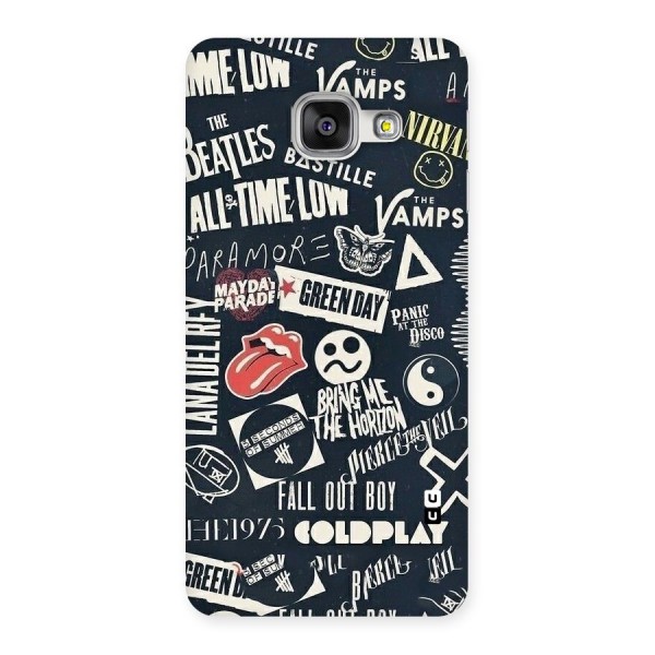 Music My Paradise Back Case for Galaxy A3 2016