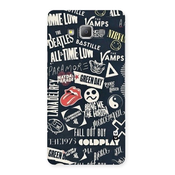 Music My Paradise Back Case for Galaxy A7