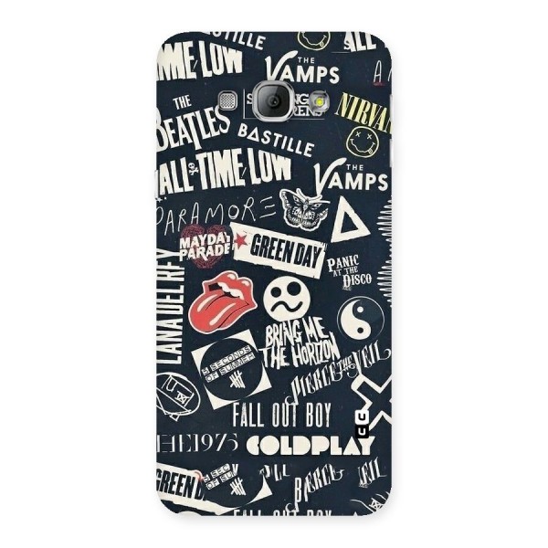 Music My Paradise Back Case for Galaxy A8