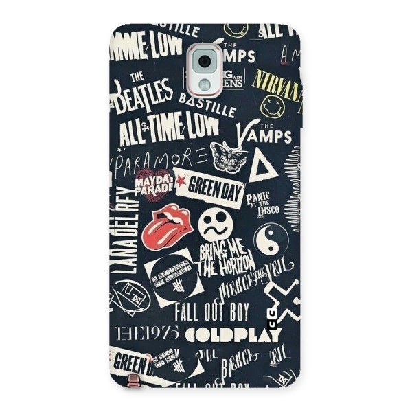 Music My Paradise Back Case for Galaxy Note 3