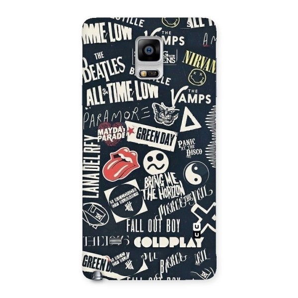 Music My Paradise Back Case for Galaxy Note 4