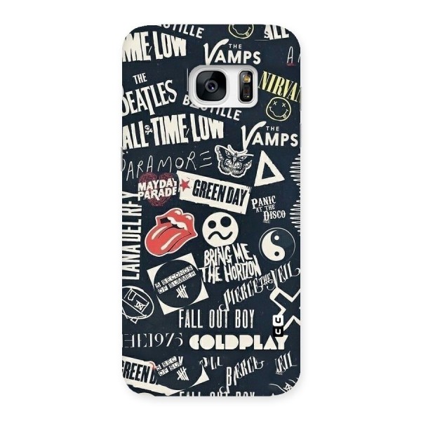 Music My Paradise Back Case for Galaxy S7 Edge