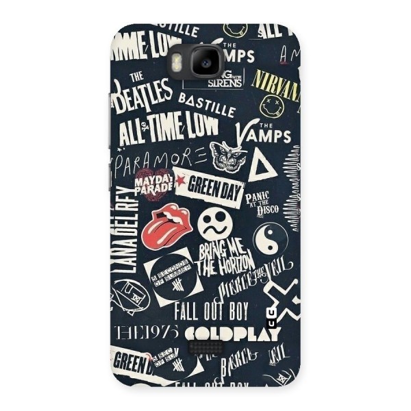 Music My Paradise Back Case for Honor Bee