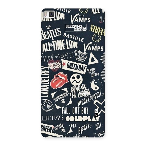 Music My Paradise Back Case for Huawei P8