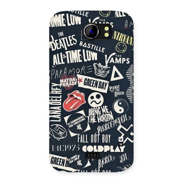 Music My Paradise Back Case for Micromax Canvas 2 A110