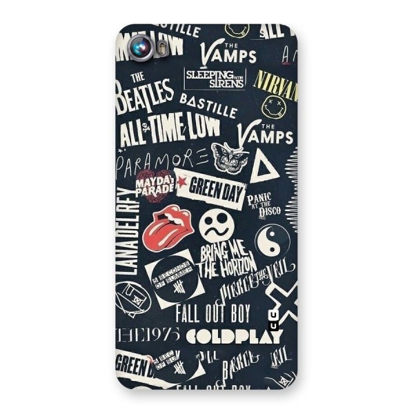 Music My Paradise Back Case for Micromax Canvas Fire 4 A107