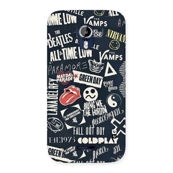 Music My Paradise Back Case for Micromax Canvas Magnus A117