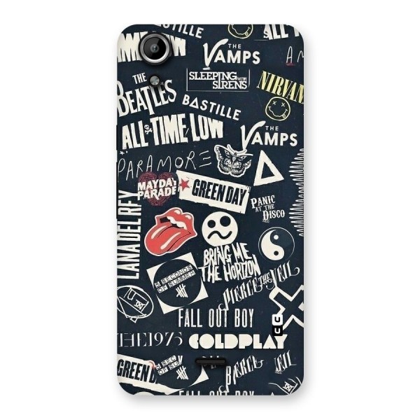 Music My Paradise Back Case for Micromax Canvas Selfie Lens Q345