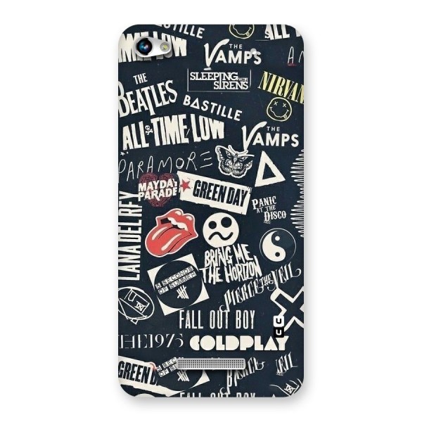 Music My Paradise Back Case for Micromax Hue 2