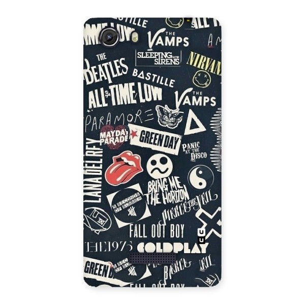 Music My Paradise Back Case for Micromax Unite 3
