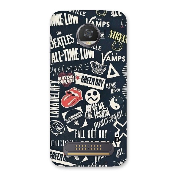Music My Paradise Back Case for Moto Z2 Play