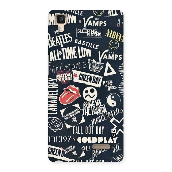 Music My Paradise Back Case for Oppo R7