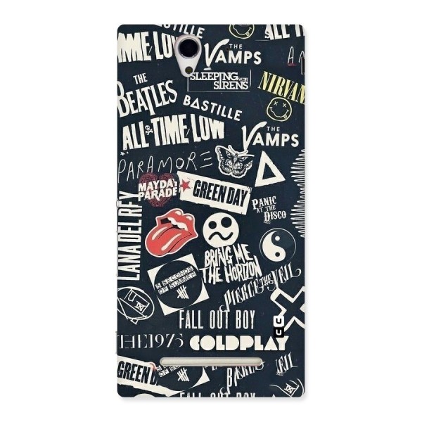 Music My Paradise Back Case for Sony Xperia C3