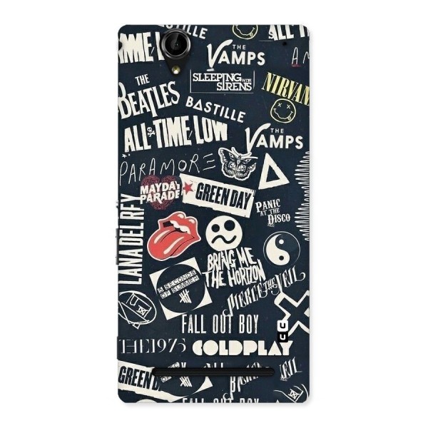 Music My Paradise Back Case for Sony Xperia T2