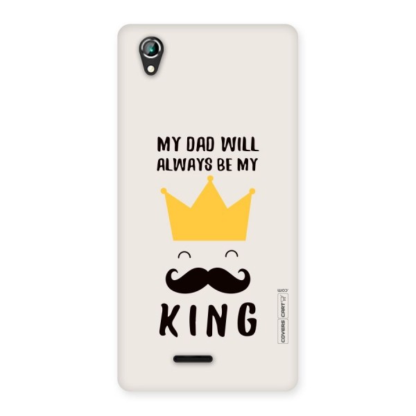 My King Dad Back Case for Lava Iris 800