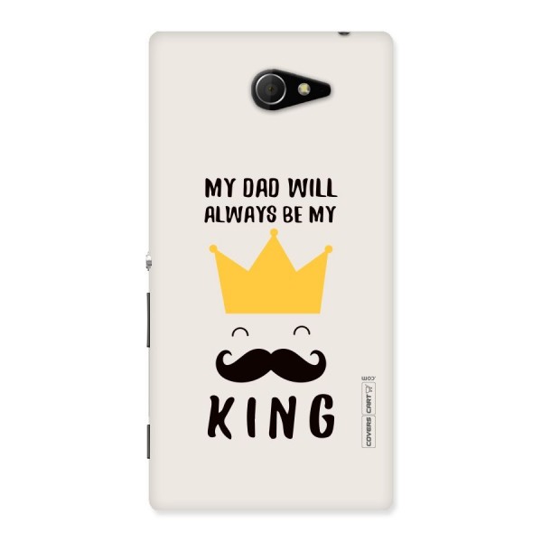 My King Dad Back Case for Sony Xperia M2