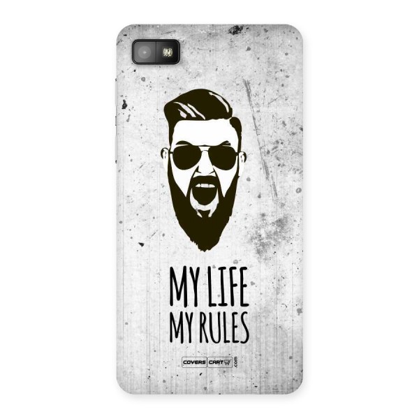 My Life My Rules Back Case for Blackberry Z10