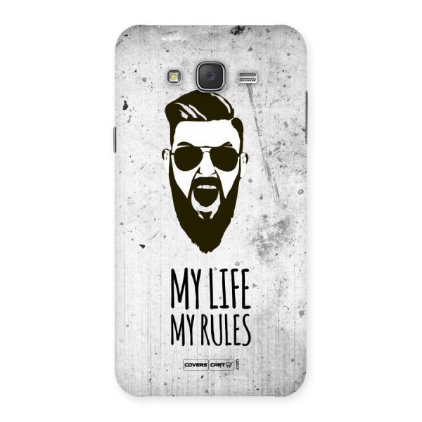 My Life My Rules Back Case for Galaxy J7