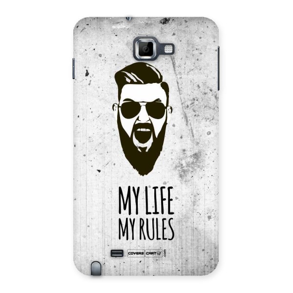 My Life My Rules Back Case for Galaxy Note