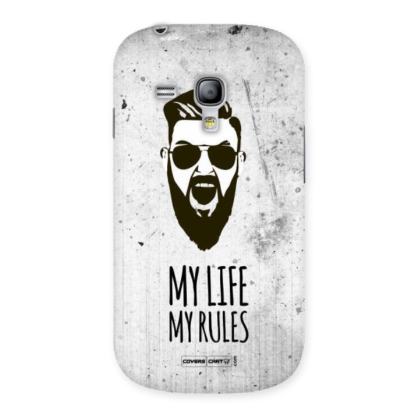 My Life My Rules Back Case for Galaxy S3 Mini