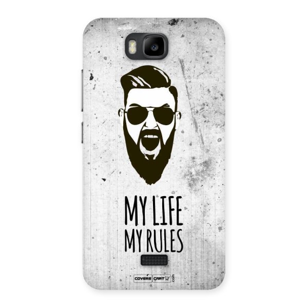 My Life My Rules Back Case for Honor Bee