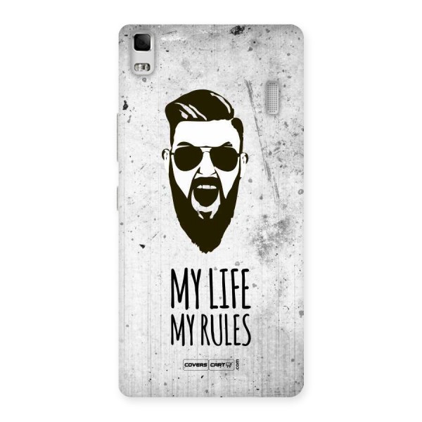 My Life My Rules Back Case for Lenovo A7000