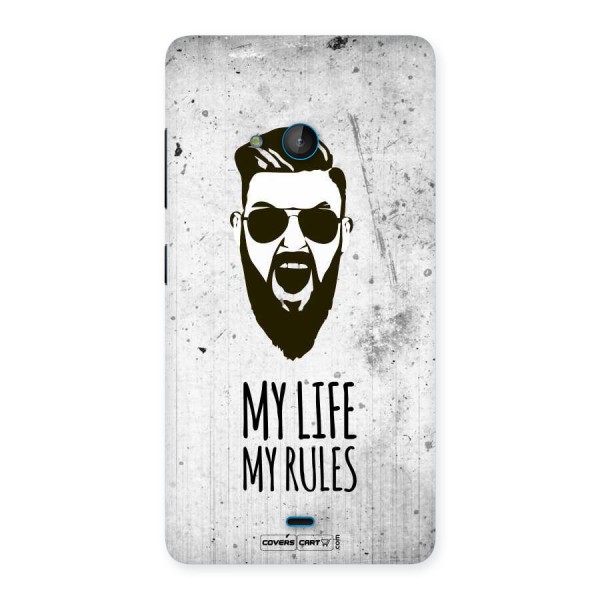 My Life My Rules Back Case for Lumia 540