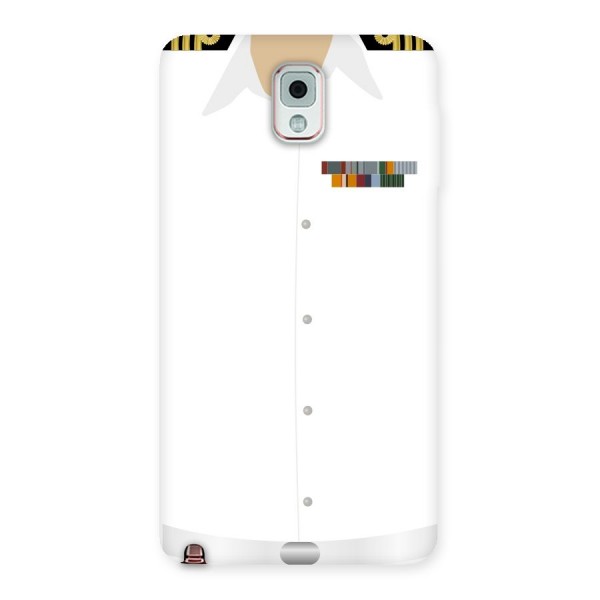 Navy Uniform Back Case for Galaxy Note 3