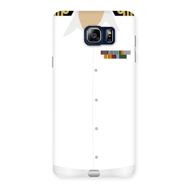 Navy Uniform Back Case for Galaxy Note 5
