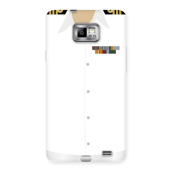 Navy Uniform Back Case for Galaxy S2