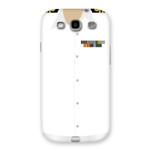 Navy Uniform Back Case for Galaxy S3