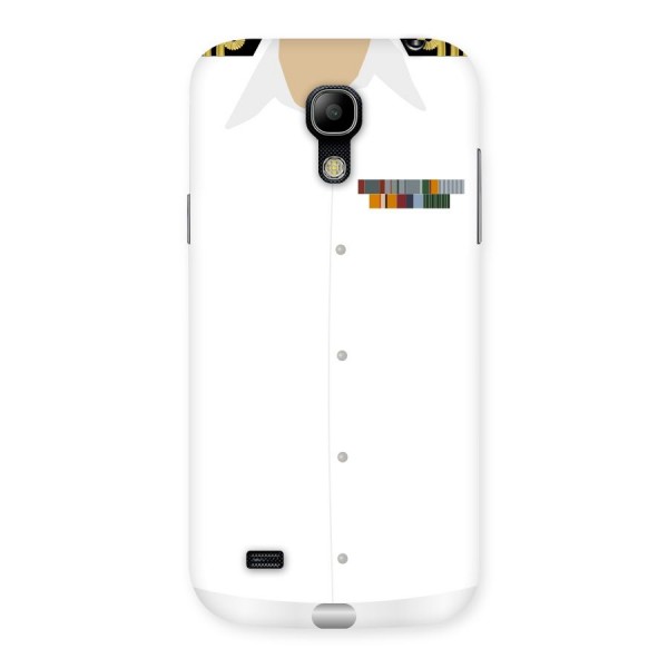 Navy Uniform Back Case for Galaxy S4 Mini