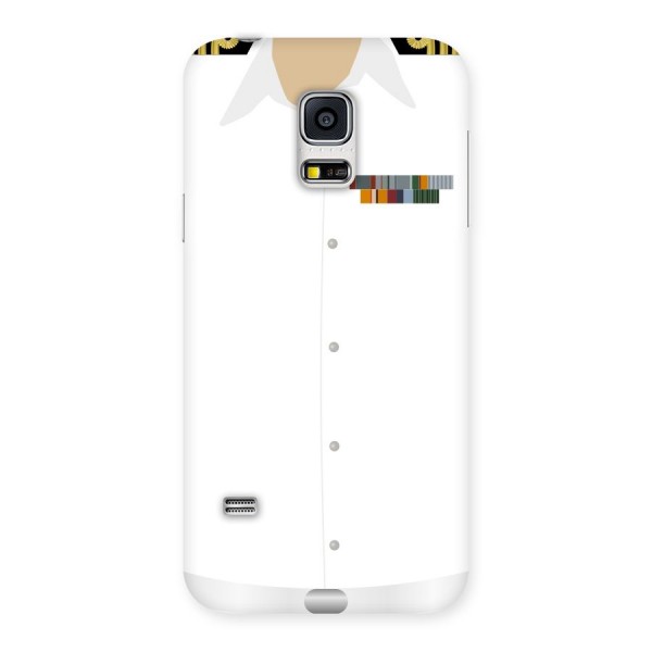 Navy Uniform Back Case for Galaxy S5 Mini