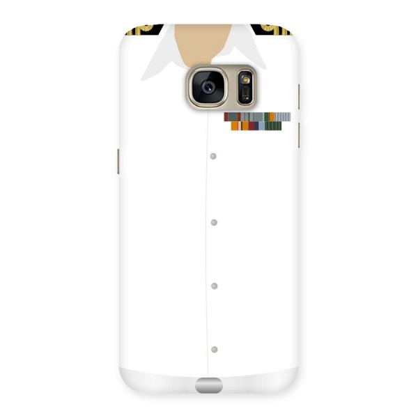 Navy Uniform Back Case for Galaxy S7