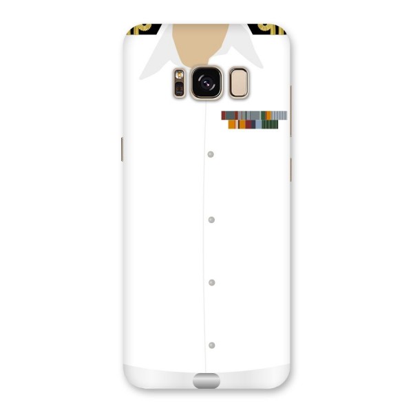 Navy Uniform Back Case for Galaxy S8