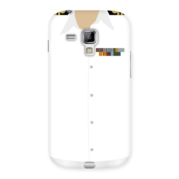 Navy Uniform Back Case for Galaxy S Duos