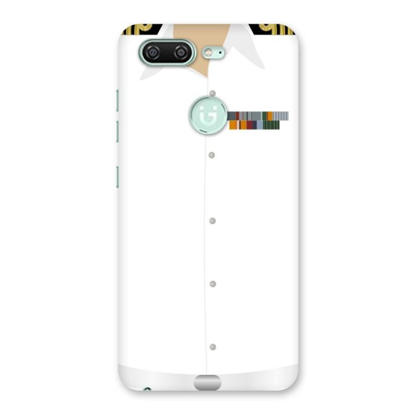 Navy Uniform Back Case for Gionee S10