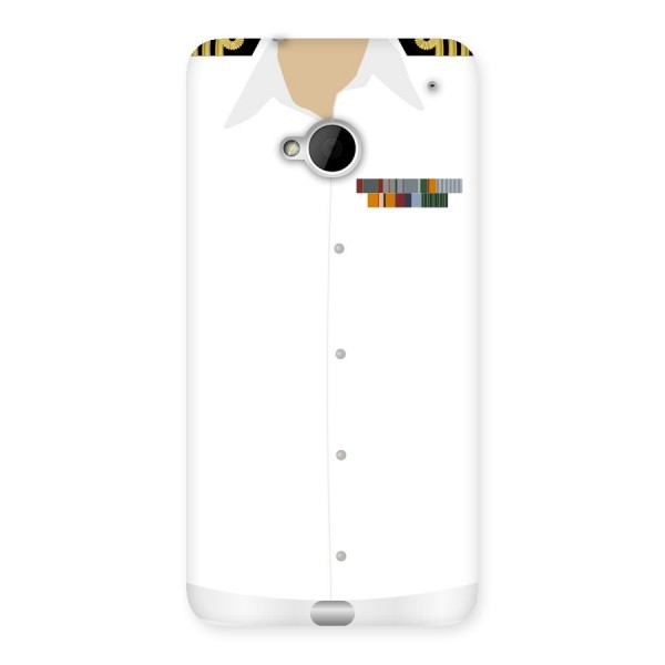 Navy Uniform Back Case for HTC One M7